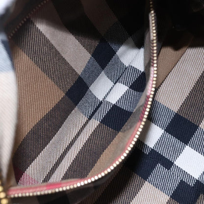 Burberry Vintage Shoulder Bag Leather, BLACK, LEATHER, Shoulder bag