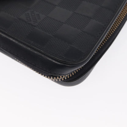 Louis Vuitton Zippy XL Damier Leather, BLACK, LEATHER, Wallets