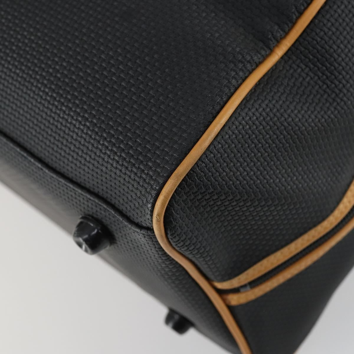 Saint Laurent Vintage Boston PVC Leather, BLACK, PVC, Travel bag