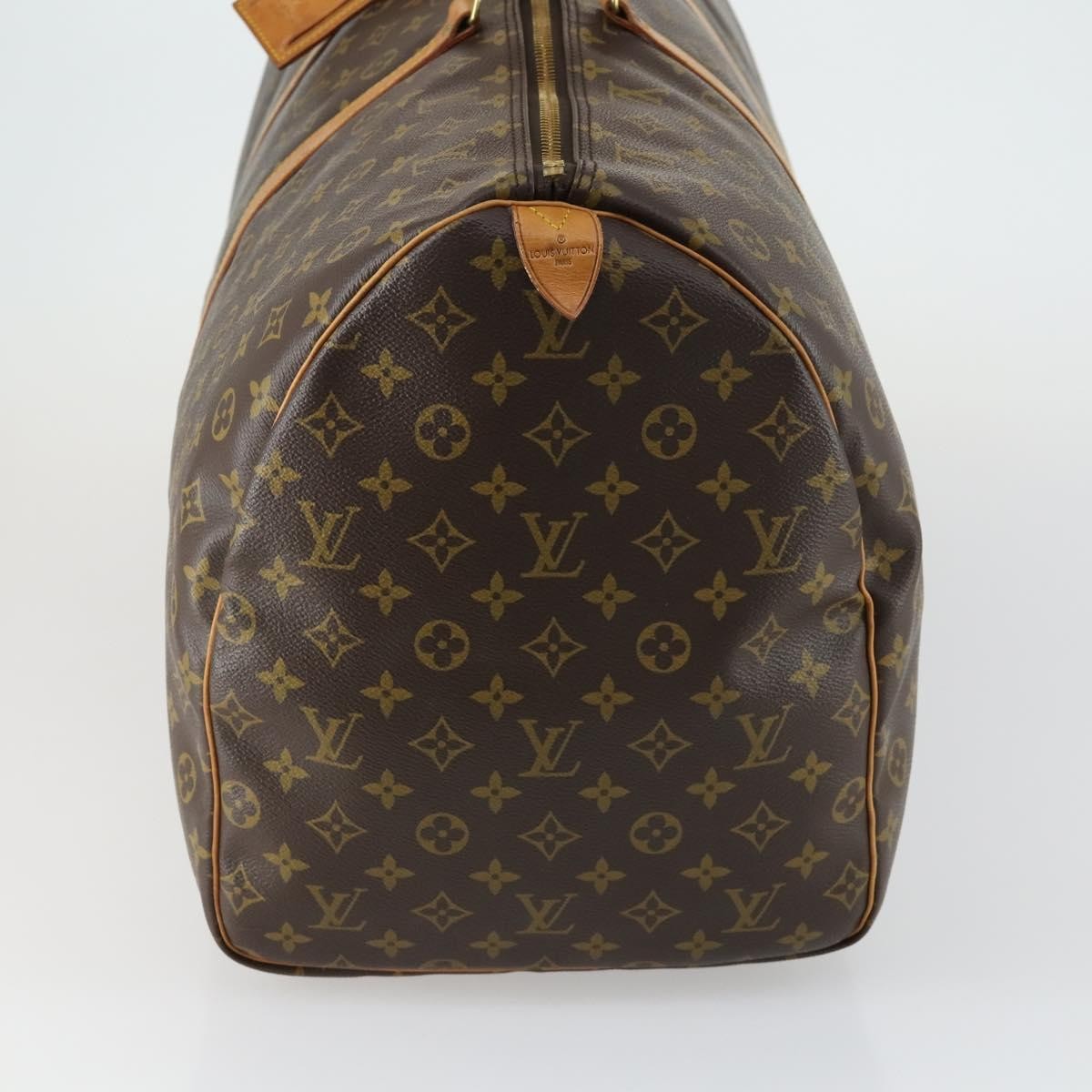 Louis Vuitton Keepall Bag Monogram Canvas, BROWN, CANVAS, Travel bag