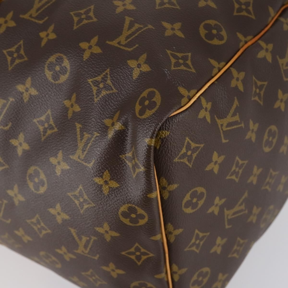 Louis Vuitton Keepall Bag Monogram Canvas, BROWN, CANVAS, Travel bag