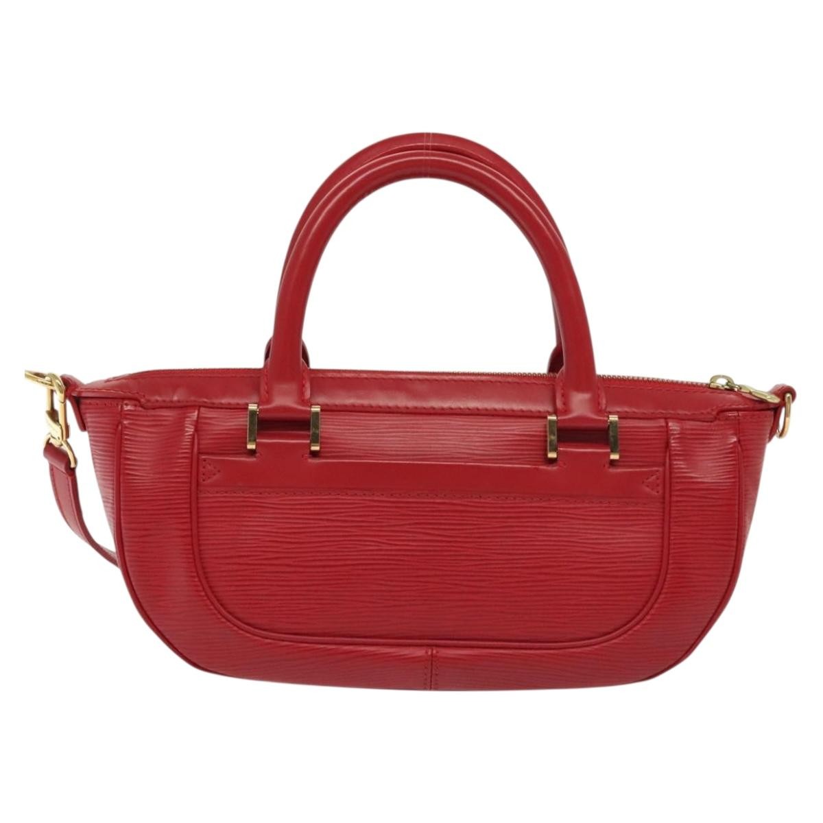 Louis Vuitton Danura Handbag Epi, RED, LEATHER, Handbag