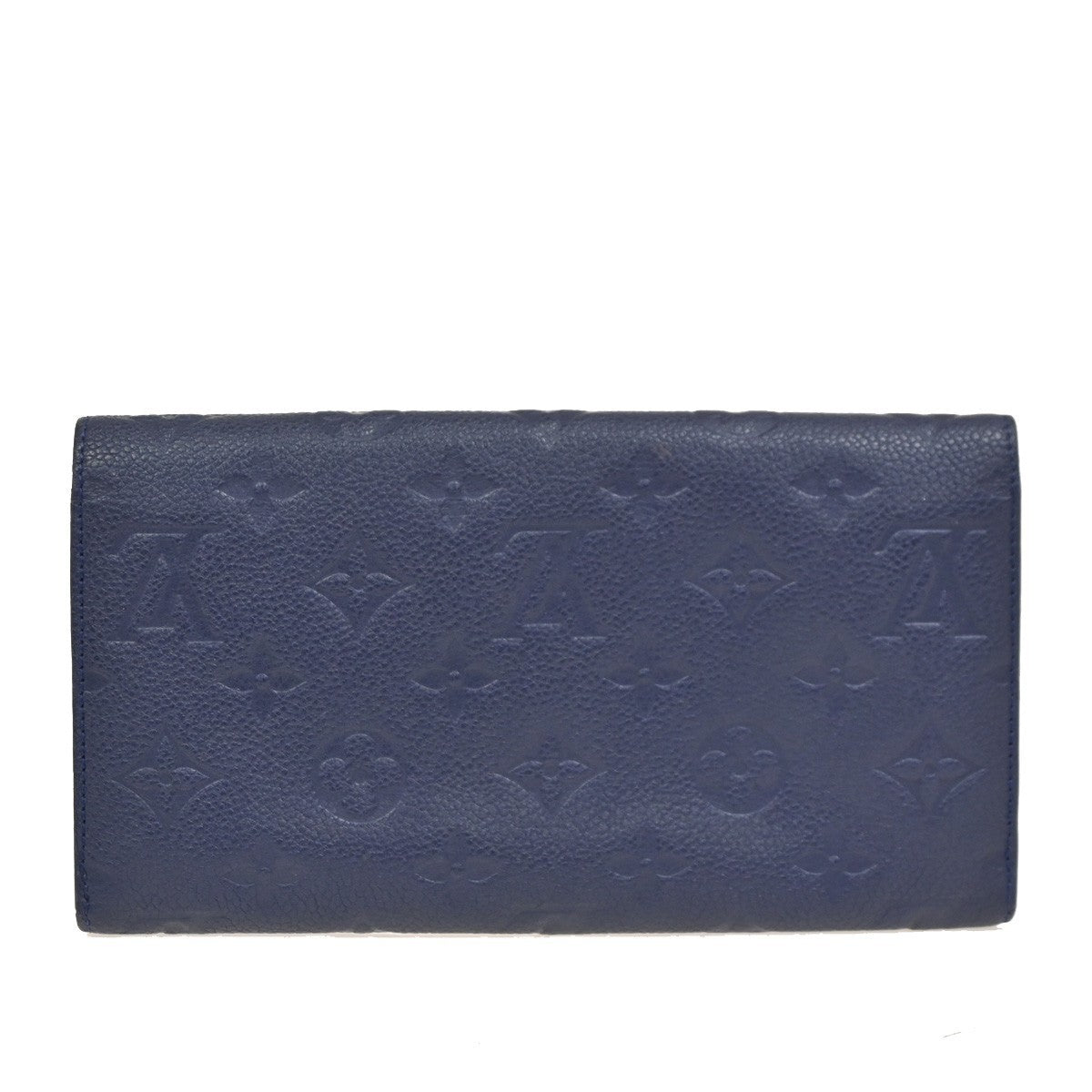 Louis Vuitton Virtuose Wallet Monogram Empreinte Leather, BLUE, LEATHER, Wallets