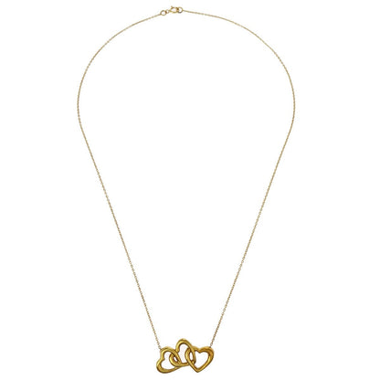 Tiffany & Co. Triple Heart Pendant Necklace 18K Yellow Gold, GOLD, YELLOW_GOLD, Necklace