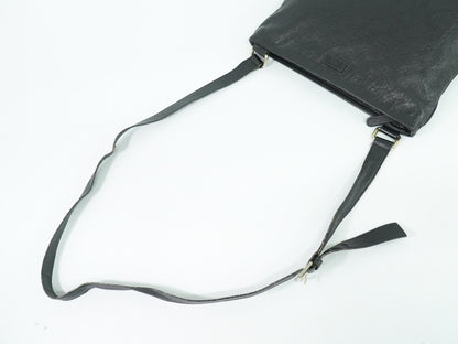 Gucci Crossbody Bag Guccissima Leather, BLACK, LEATHER, Shoulder bag