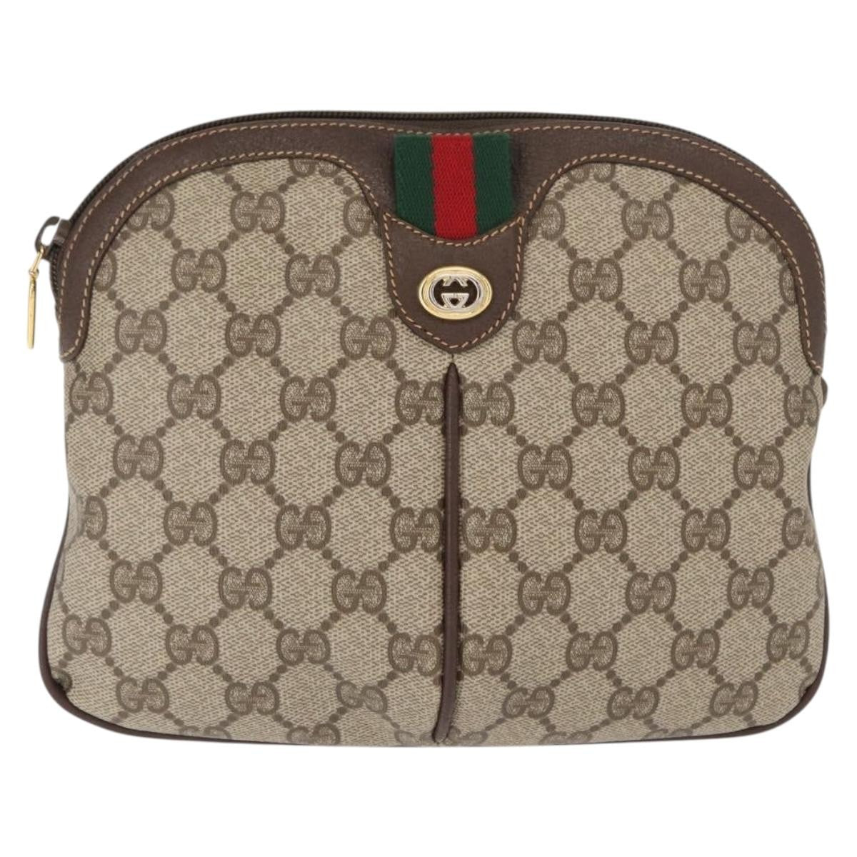 Gucci Vintage Web Crossbody Bag GG Coated Canvas, BEIGE, CANVAS, Shoulder bag