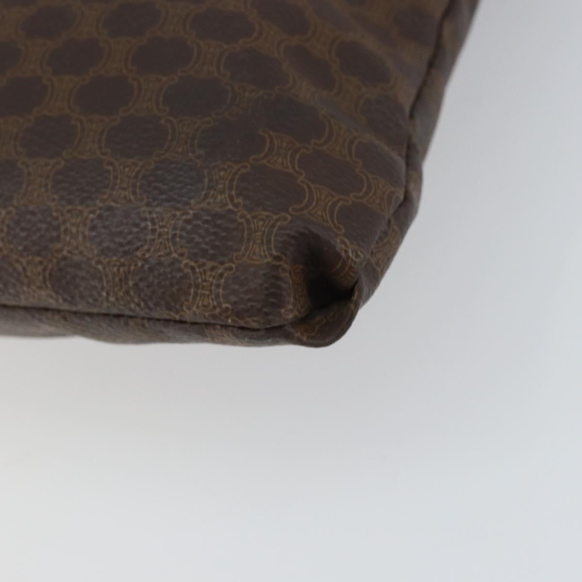 Celine Vintage Macadam Tote bag Canvas, BROWN, CANVAS, Tote bag