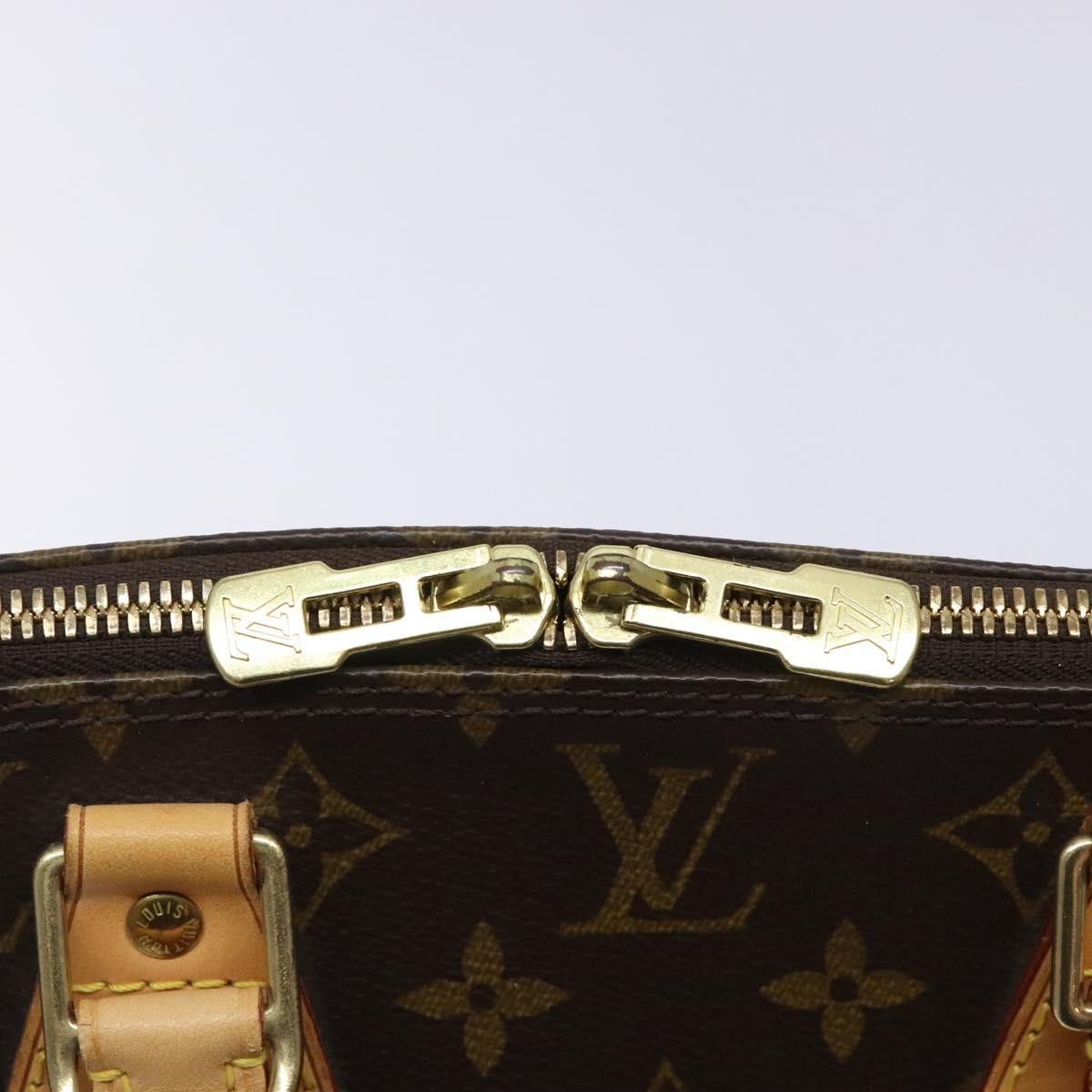 Louis Vuitton Vintage Alma Handbag Monogram Canvas, BROWN, CANVAS, Handbag