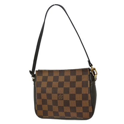 Louis Vuitton Trousse Make Up Bag Damier Canvas, BROWN, CANVAS, Shoulder bag