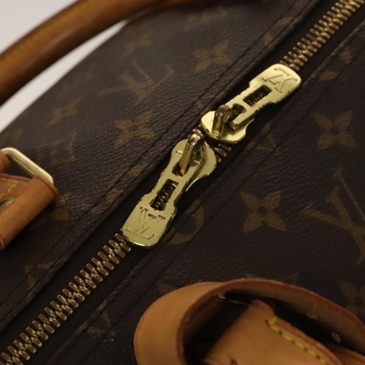 Louis Vuitton Keepall Bag Monogram Canvas, BROWN, CANVAS, Travel bag