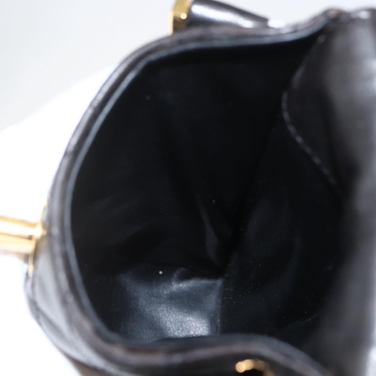 Chanel CC Flap Phone Holder Crossbody Bag Quilted Lambskin, BLACK, LEATHER, Shoulder bag