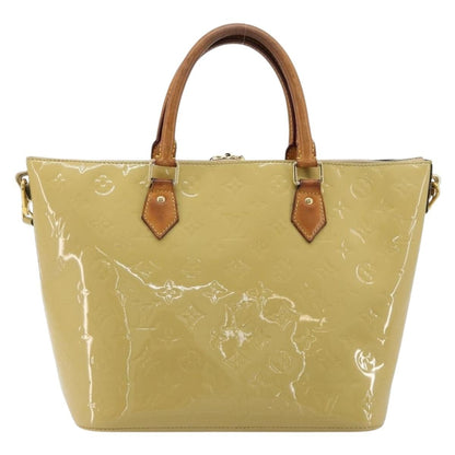 Louis Vuitton Montebello Handbag Monogram Vernis, Beige, Patent Leather, Handbag