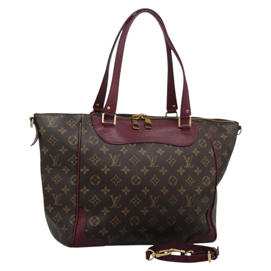 Louis Vuitton Estrela NM Handbag Monogram Canvas with Leather, PURPLE, CANVAS, Handbag