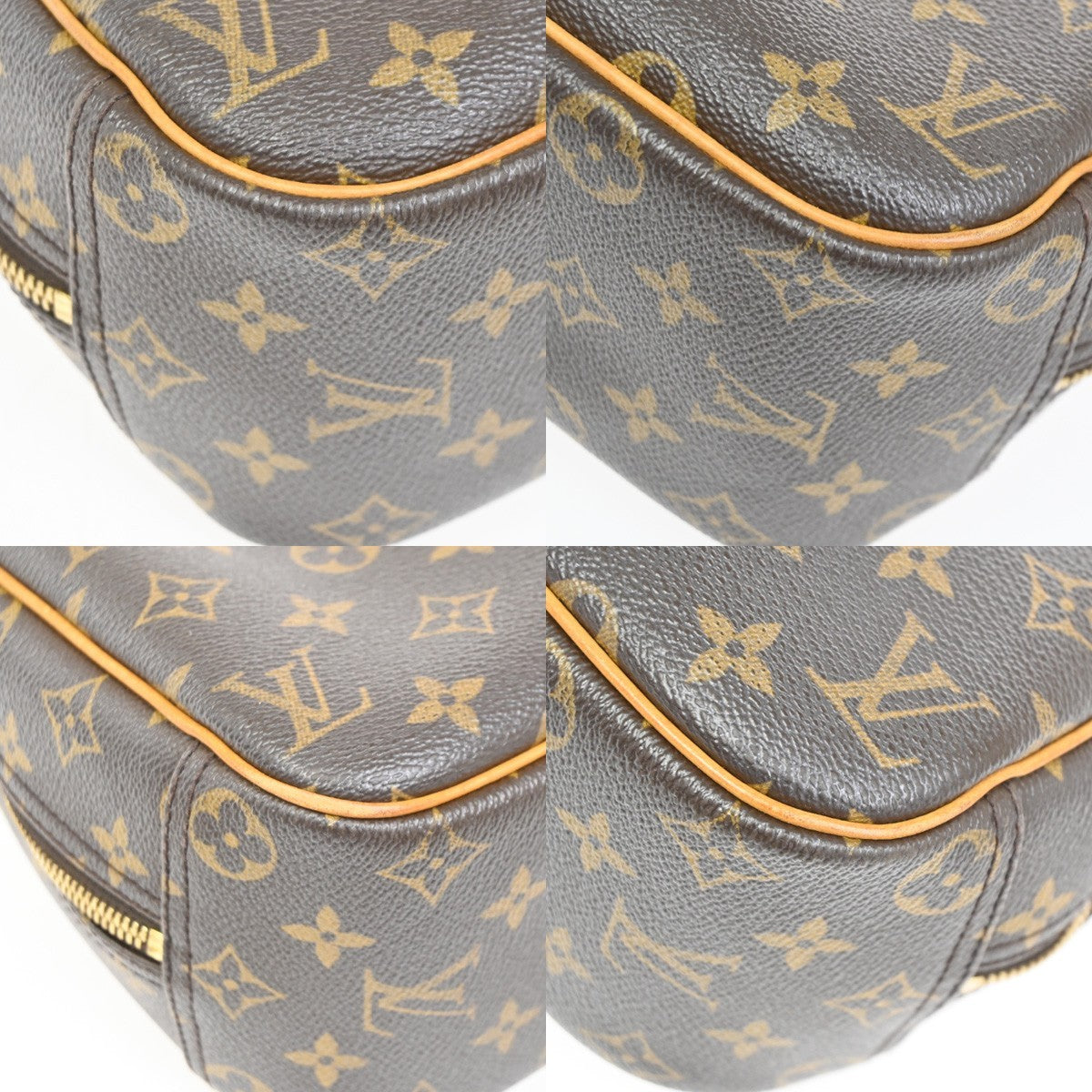 Louis Vuitton Trouville Handbag Monogram Canvas, BROWN, CANVAS, Handbag