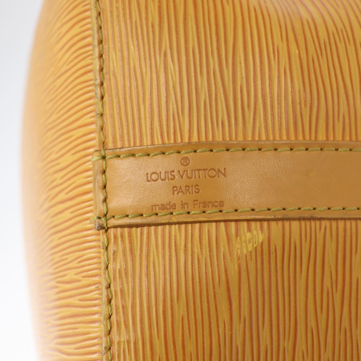 Louis Vuitton Petit Noe Handbag Epi Leather, YELLOW, LEATHER, Shoulder bag