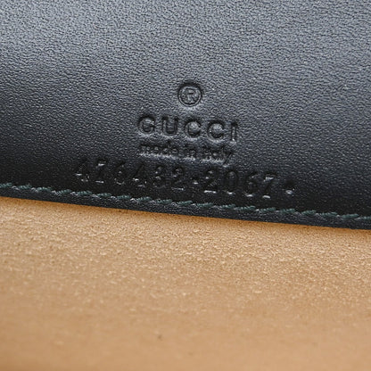 Gucci Dionysus Chain Wallet GG Velvet, Black, Velvet, Shoulder Bag