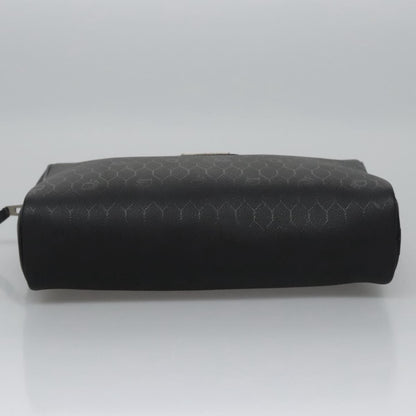 Christian Dior Vintage honeycomb clutch Canvas, BLACK, CANVAS, Clutche & pouche
