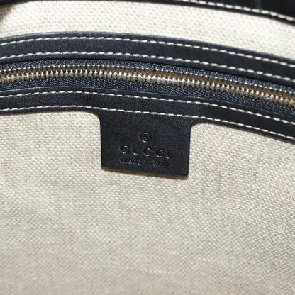 Gucci Tote Bag Leather, BLACK, LEATHER, Tote bag