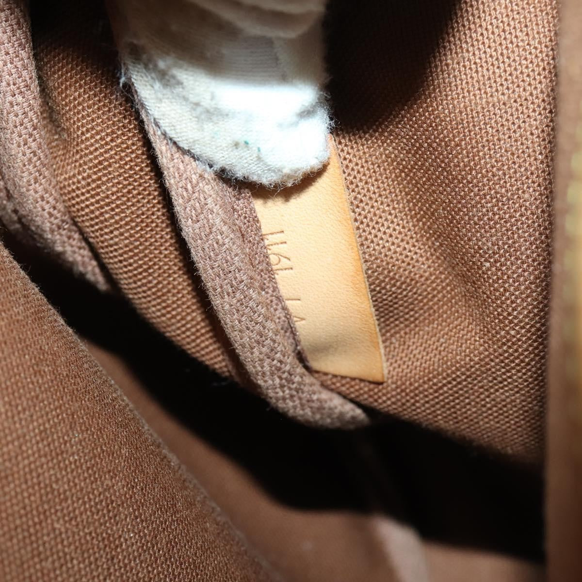 Louis Vuitton Saumur Handbag Monogram Canvas, BROWN, CANVAS, Handbag