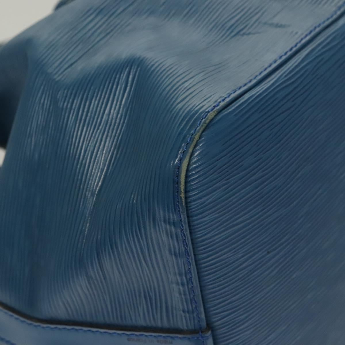 Louis Vuitton Petit Noe Handbag Epi Leather, BLUE, LEATHER, Handbag