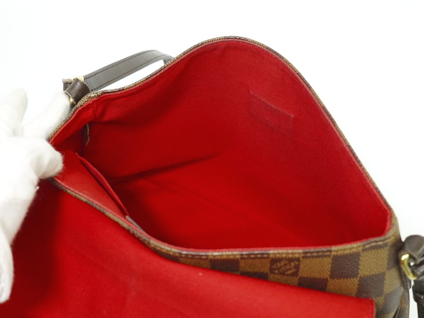 Louis Vuitton Besace Rosebery Handbag Damier, BROWN, CANVAS, Shoulder bag