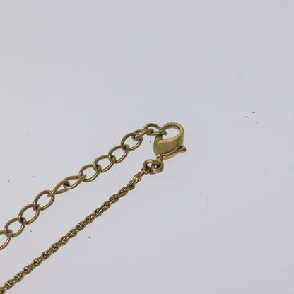 Christian Dior CD Pendant Necklace Metal, GOLD, METAL, Necklace