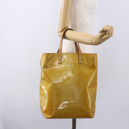 Louis Vuitton Reade Handbag Monogram Vernis, BEIGE, PATENT_LEATHER, Tote bag