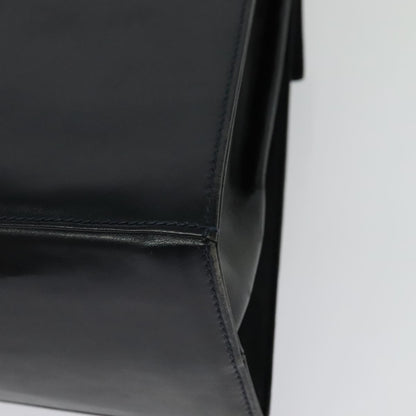 Salvatore Ferragamo Gancini Convertible Top Handle Bag Leather, BLACK, LEATHER, Handbag