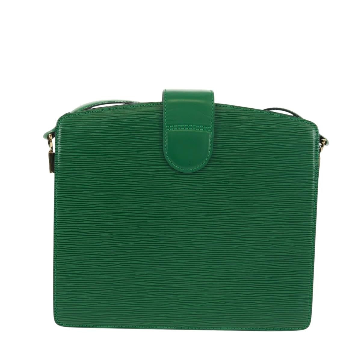 Louis Vuitton Capucines Shoulder Bag Epi Leather, GREEN, LEATHER, Shoulder bag
