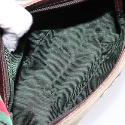 Gucci Sherry line pouch Canvas, BEIGE, CANVAS, Clutche & pouche