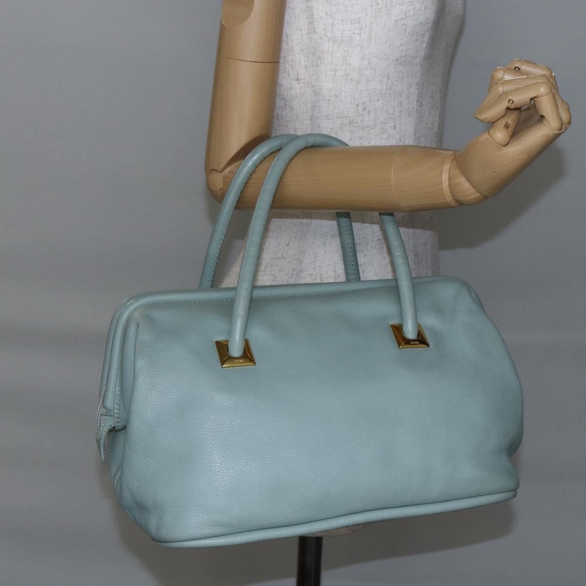 Celine Vintage Doctor Bag Leather, GREEN, LEATHER, Handbag