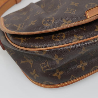 Louis Vuitton Menilmontant Handbag Monogram Canvas, BROWN, CANVAS, Shoulder bag