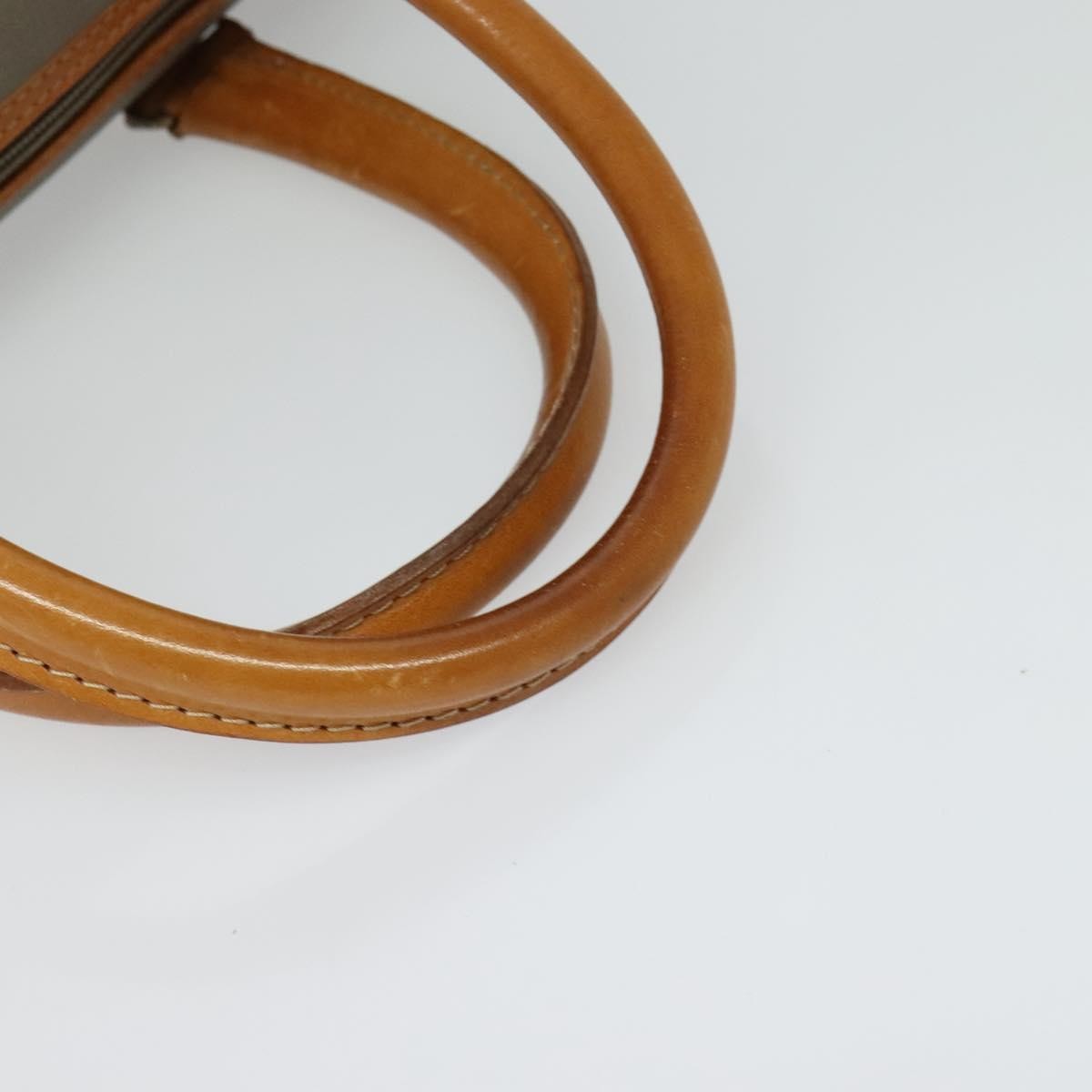 Christian Dior Vintage CD Handbag Canvas, GRAY, CANVAS, Handbag