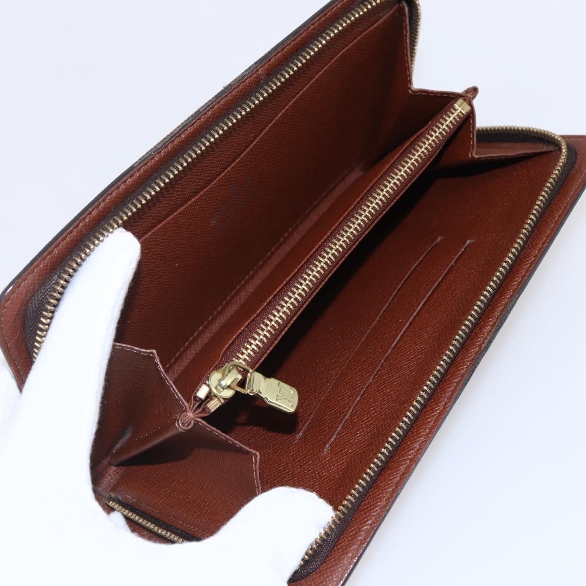 Louis Vuitton Zippy wallet Canvas, BROWN, CANVAS, Wallets