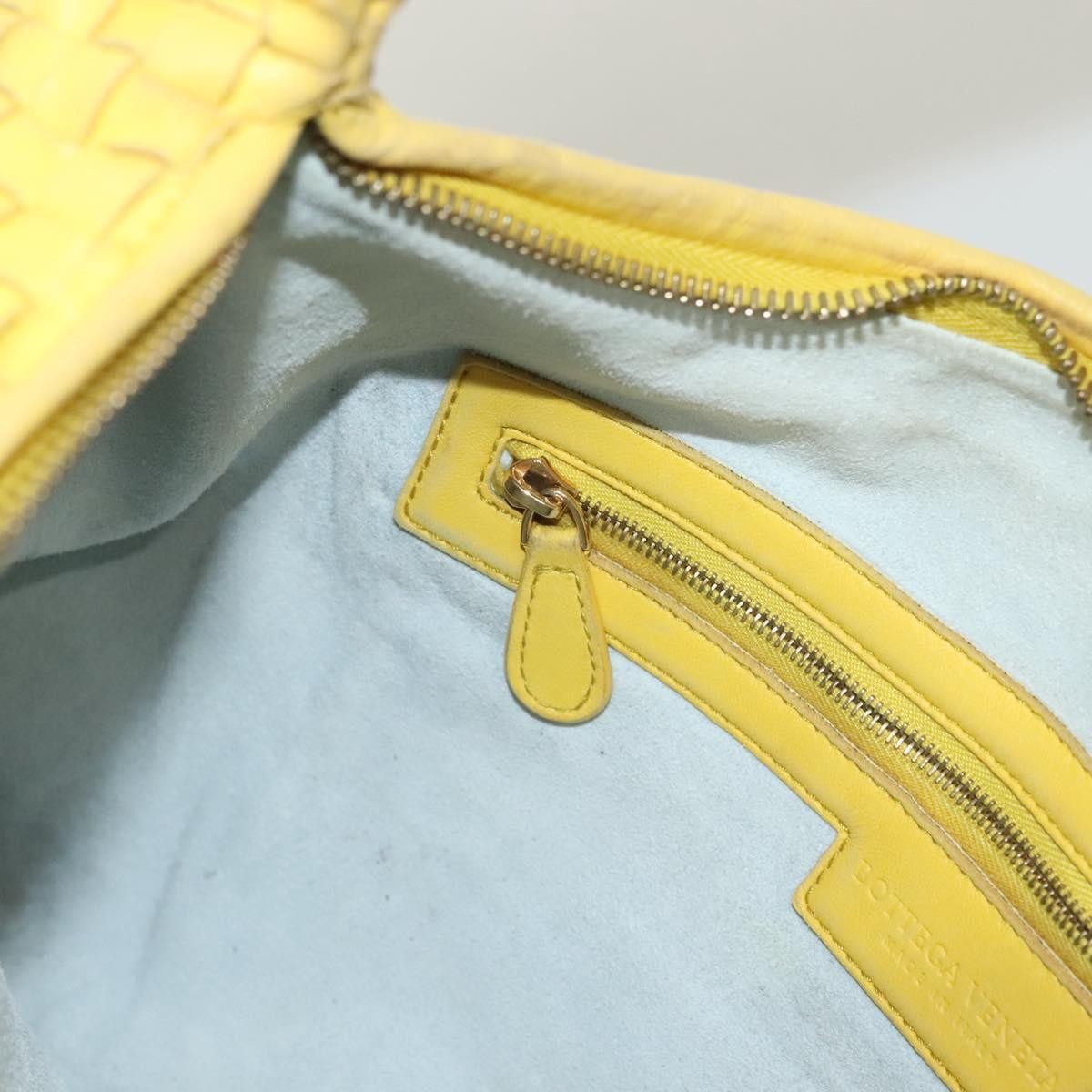 Bottega Veneta Veneta Hobo Intrecciato Nappa, YELLOW, LEATHER, Handbag