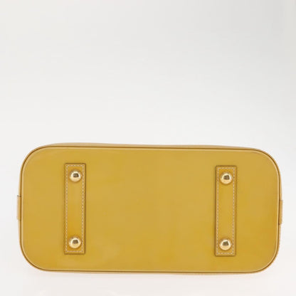 Louis Vuitton Alma Handbag Patent Leather, BEIGE, PATENT_LEATHER, Handbag