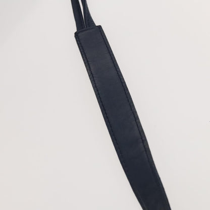 Loewe Anagram Shoulder Bag Leather, NAVY, LEATHER, Shoulder bag