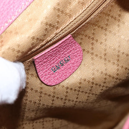 Gucci Vintage Bamboo Backpack Suede, PINK, SUEDE, Backpack