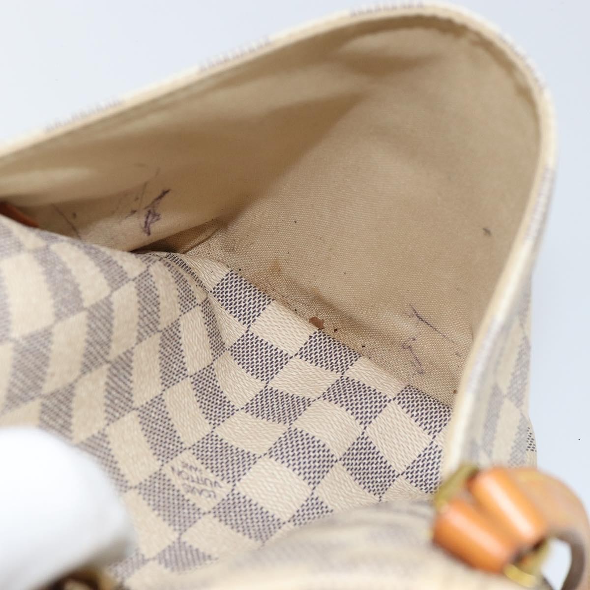 Louis Vuitton Totally Handbag Damier, WHITE, CANVAS, Tote bag