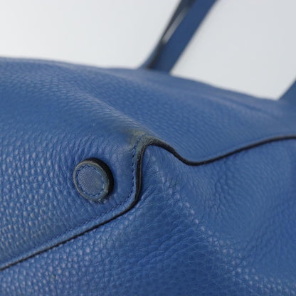 Prada Tote Vitello Daino Vitello Daino, BLUE, LEATHER, Tote bag