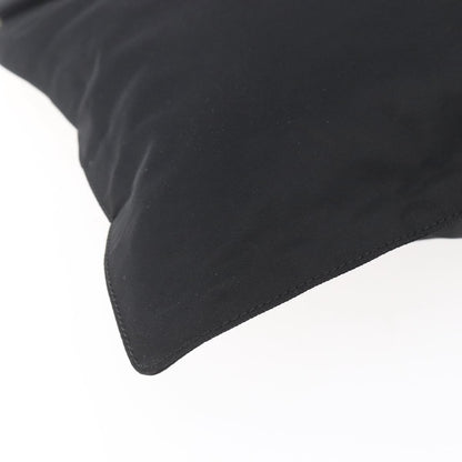 Prada Flat Messenger Bag Tessuto, BLACK, NYLON, Shoulder bag