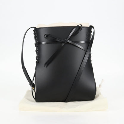 Loewe Ikebana Crossbody Bag Leather, BLACK, LEATHER, Crossbody bag