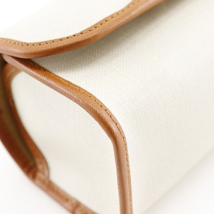 Christian Dior CD logo novelty pouch PVC, ECRU, PVC, Clutche & pouche