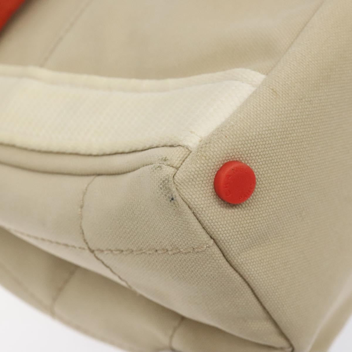 Chanel Chocolate Bar Coco Mark handbag Canvas, BEIGE, CANVAS, Handbag