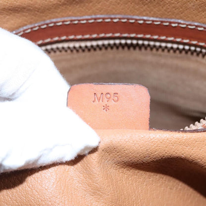 Celine Macadam Handbag Macadam with leather, BROWN, PVC, Handbag