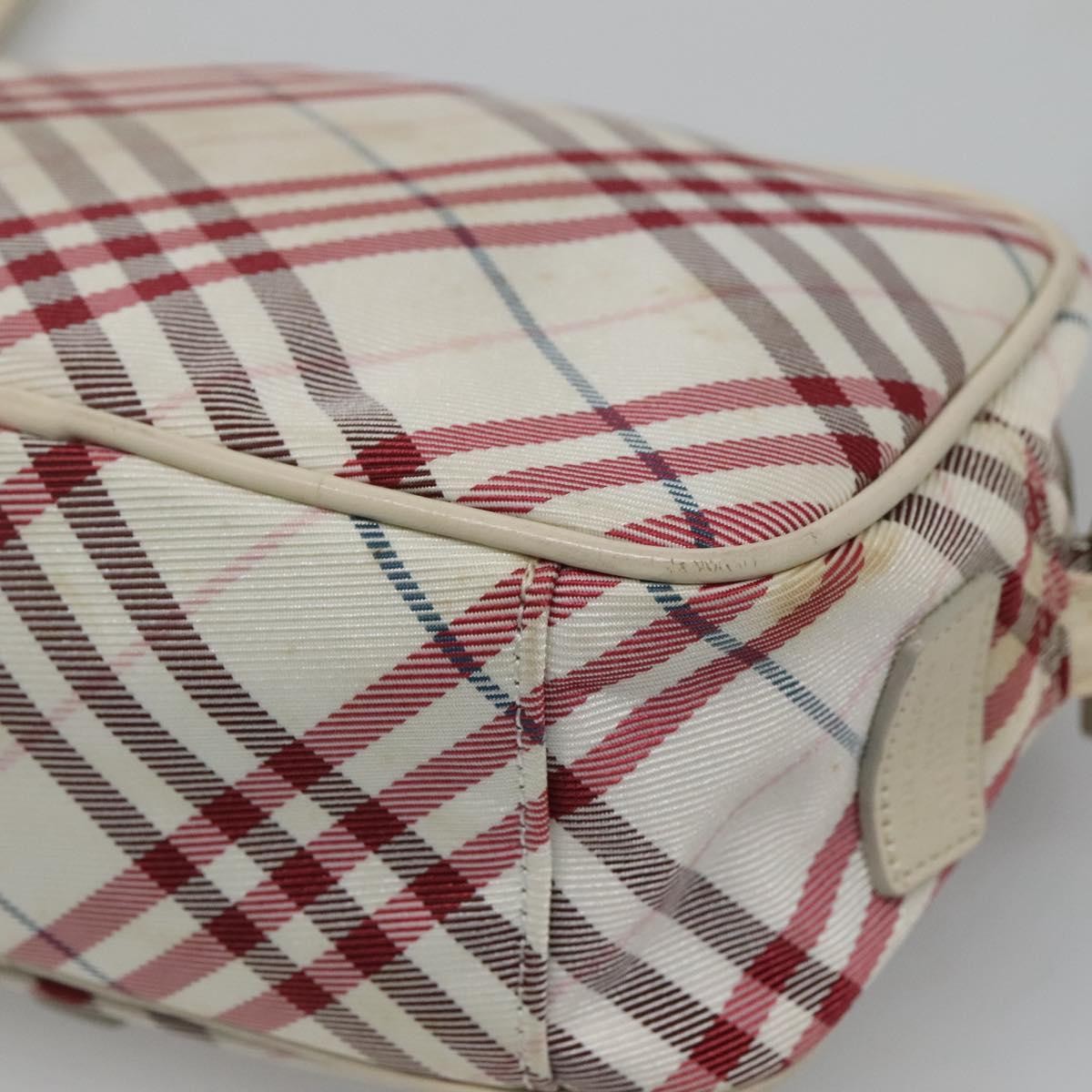 Burberry Nova Check Blue Label Nylon, RED, NYLON, Shoulder bag
