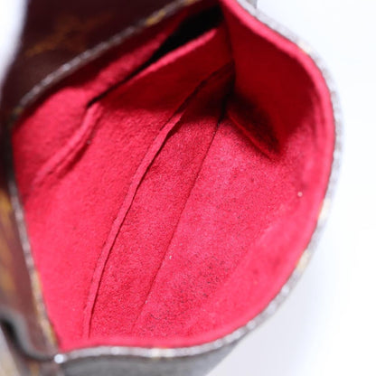 Louis Vuitton Partition Wristlet Clutch Monogram Canvas, BROWN, CANVAS, Clutche & pouche