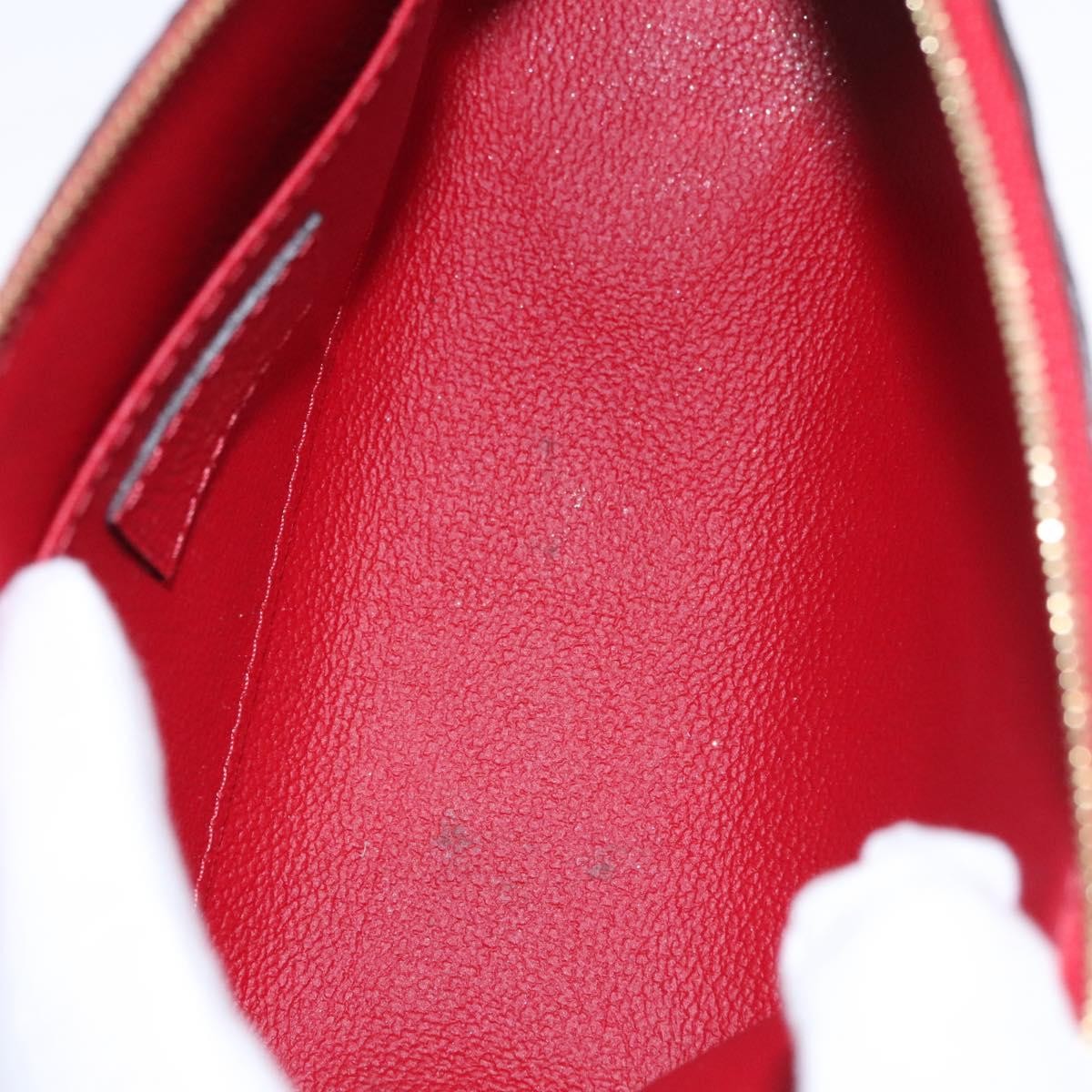 Louis Vuitton Cosmetic Pouch Monogram Empreinte Leather, RED, LEATHER, Toiletry Case