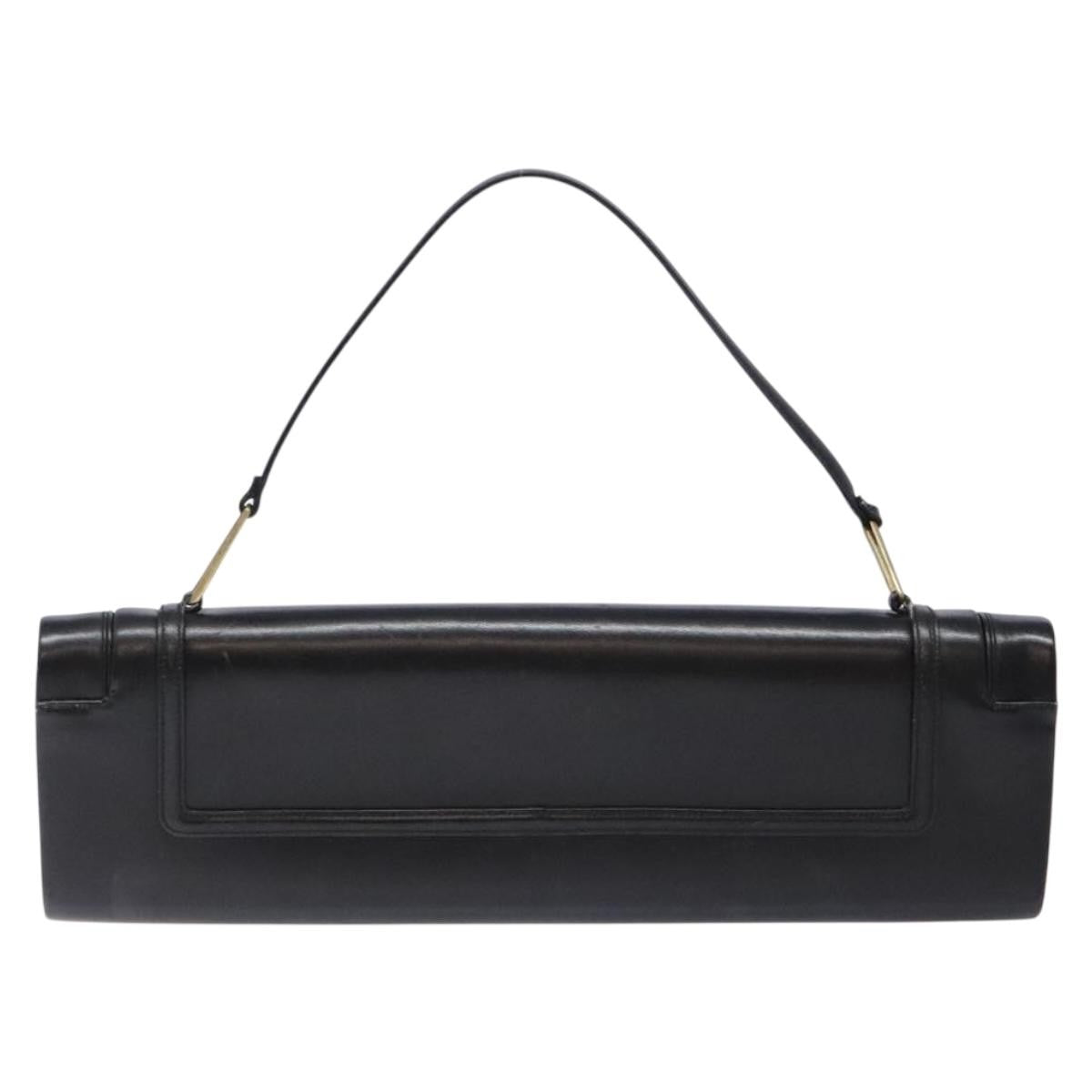 Loewe Vintage Shoulder Bag Leather, BLACK, LEATHER, Shoulder bag