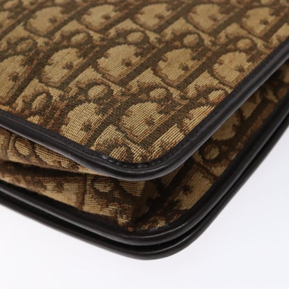 Christian Dior Vintage Trotter Pouch Diorissimo Canvas, BROWN, CANVAS, Clutche & pouche
